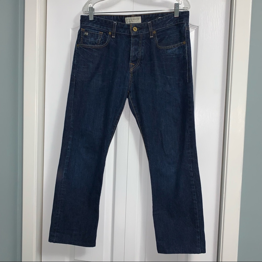 SCOTCH & SODA DRAKE denim Jeans men’s size W32/L26 Amsterdam’s Blauw blue